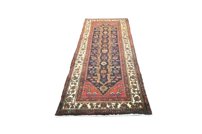 Hamadan Teppich 98x308cm - Perserteppich - orange