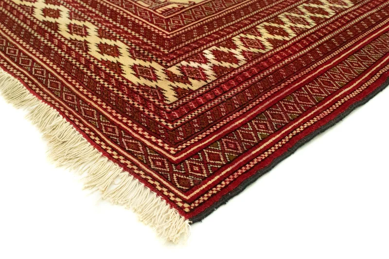 Turkaman Teppich 135x185cm - Orientteppich - rot