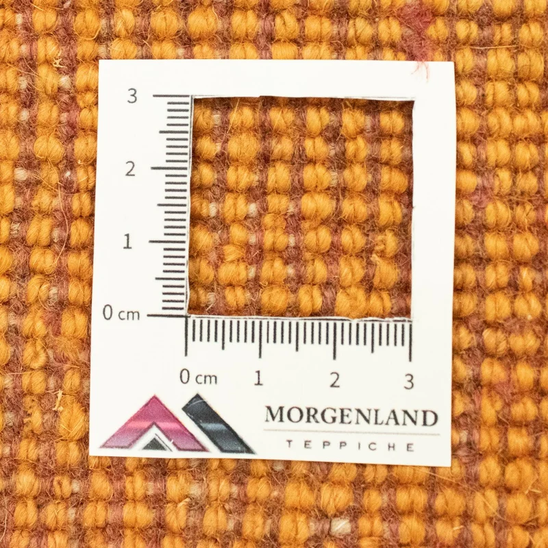 Gabbeh Persisch Teppich 87x231cm - Perserteppich Wollteppich - gelb
