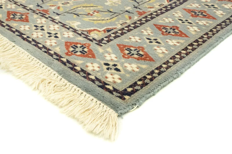 Pakistan Teppich 90x153cm - Orientteppich - grau