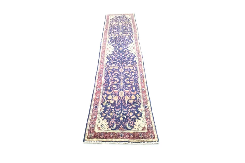 Sarough Teppich 72x402cm - Perserteppich - dunkelblau