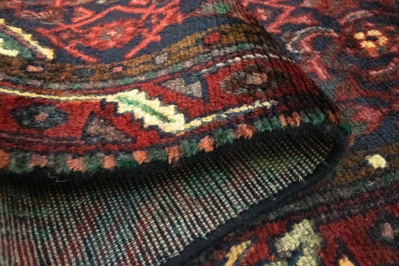 Hamadan Teppich 65x390cm - Perserteppich - rosa