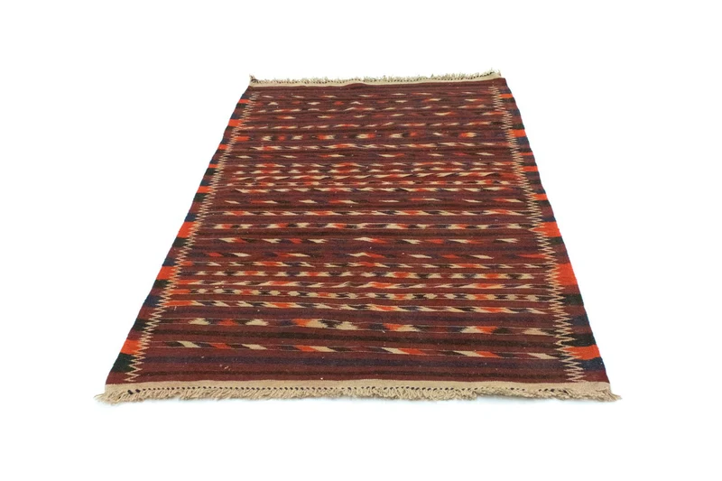 Kelim Fars Teppich 112x190cm - braun