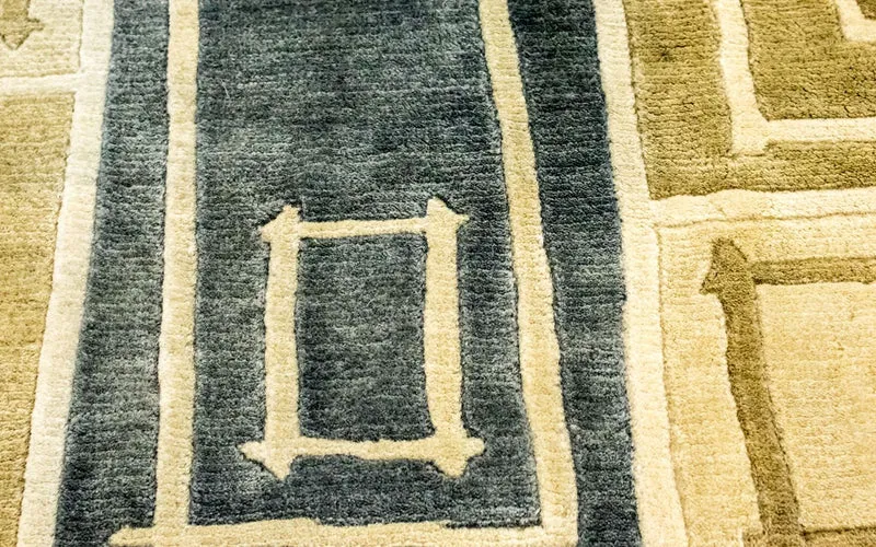 Nepal Teppich 183x263cm - Wollteppich - bunt
