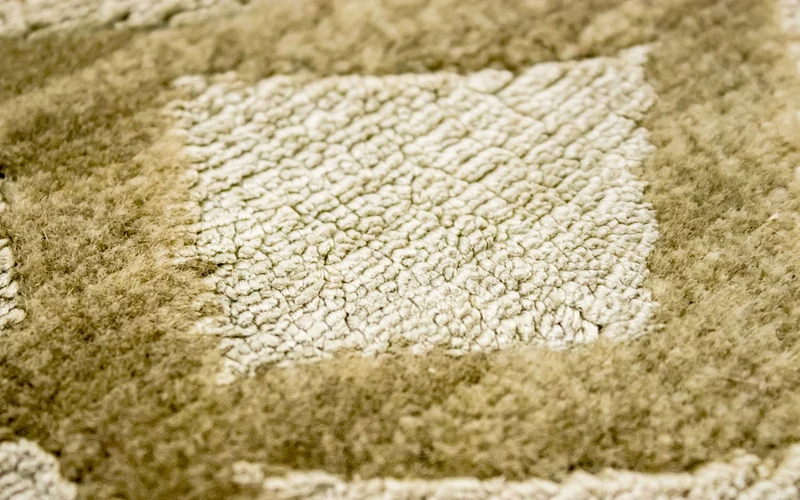 Nepal Teppich 152x236cm - Wollteppich - braun