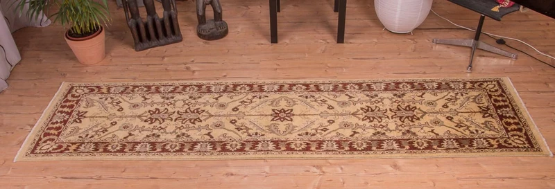 Ziegler Teppich 80x296cm - Orientteppich - beige