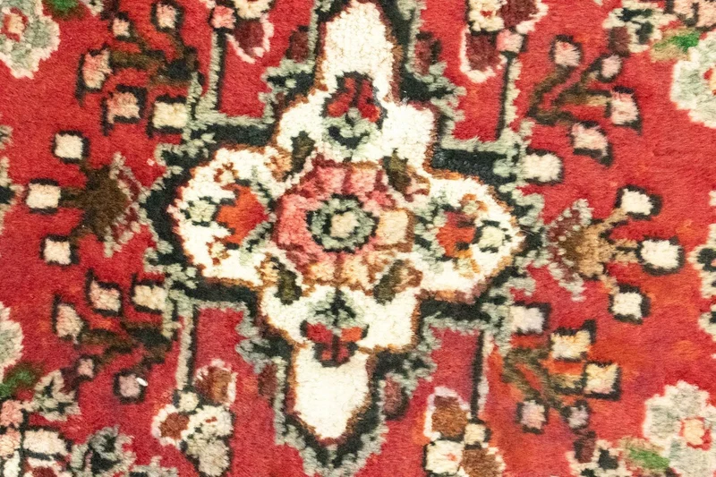 Hamadan Teppich 64x97cm - Perserteppich - rot