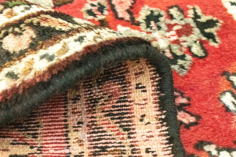 Hamadan Teppich 64x97cm - Perserteppich - rot