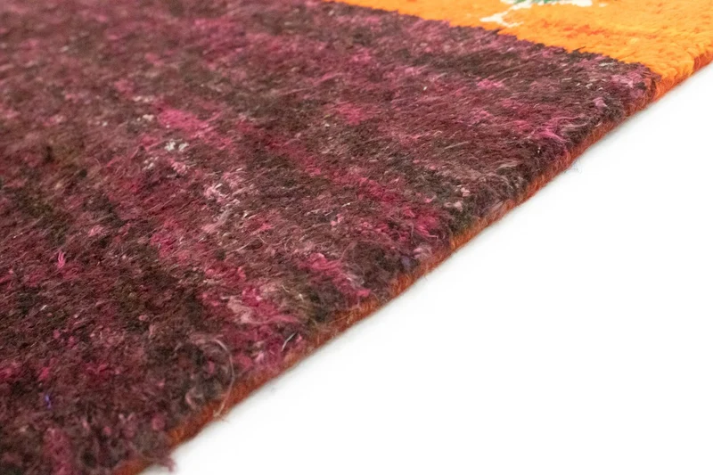 Designer Teppich 175x265cm - orange