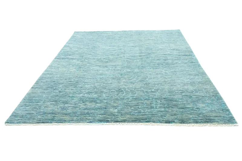 Designer Teppich 215x270cm - grün