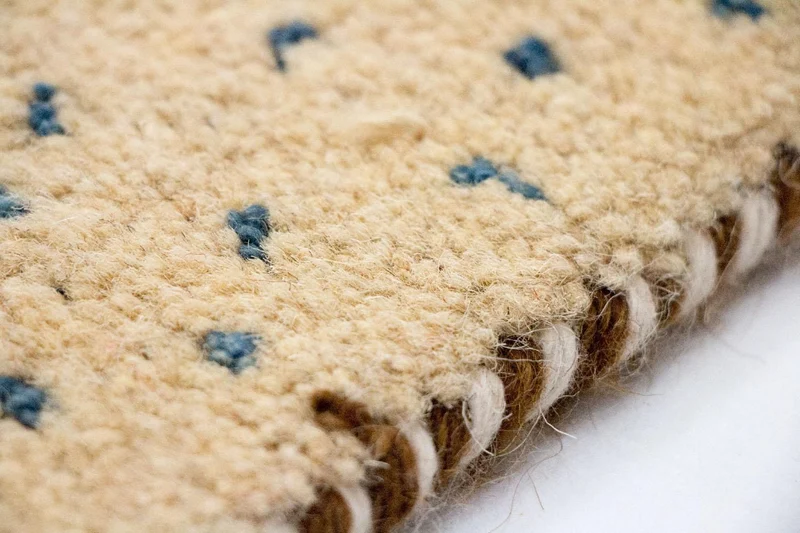 Gabbeh Teppich Indus 171x243cm - Wollteppich - beige