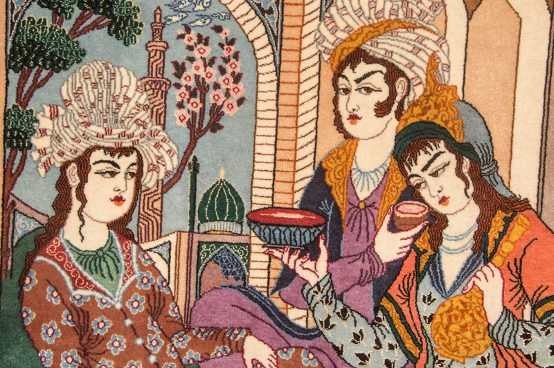 Isfahan Teppich 110x165cm - Perserteppich