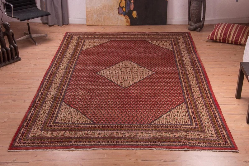 Mir Teppich 220x320cm - Perserteppich - rot