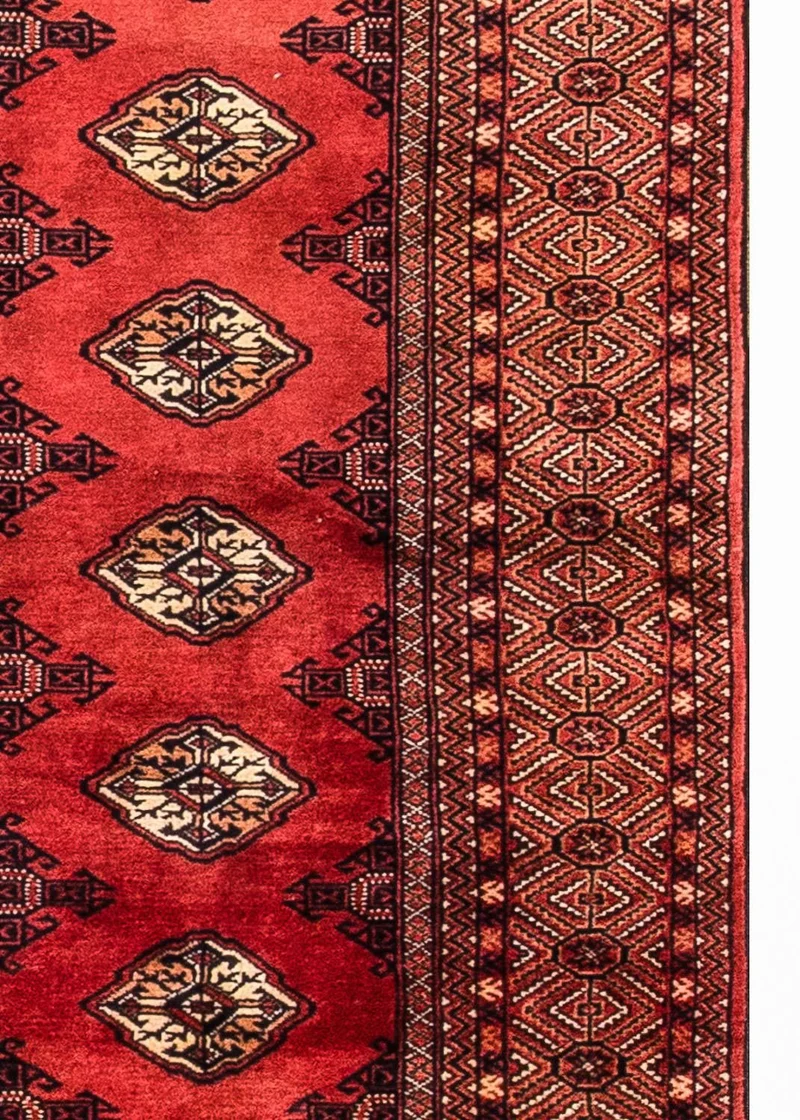 Turkaman Teppich 106x369cm - Orientteppich - rot