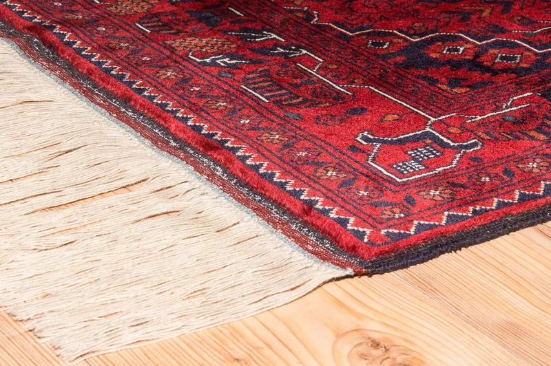 Khal Mohammadi Teppich 81x286cm - Orientteppich - rot