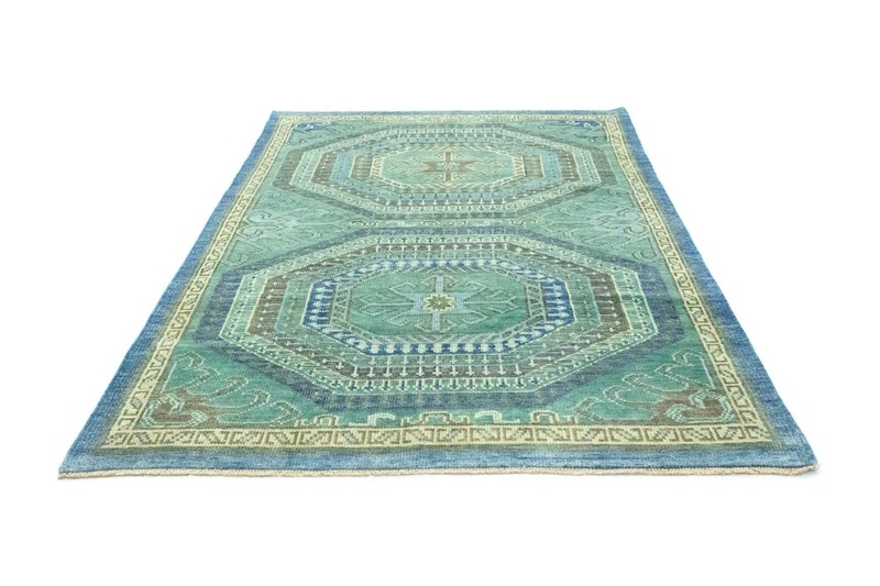 Designer Teppich 180x250cm - seegrün