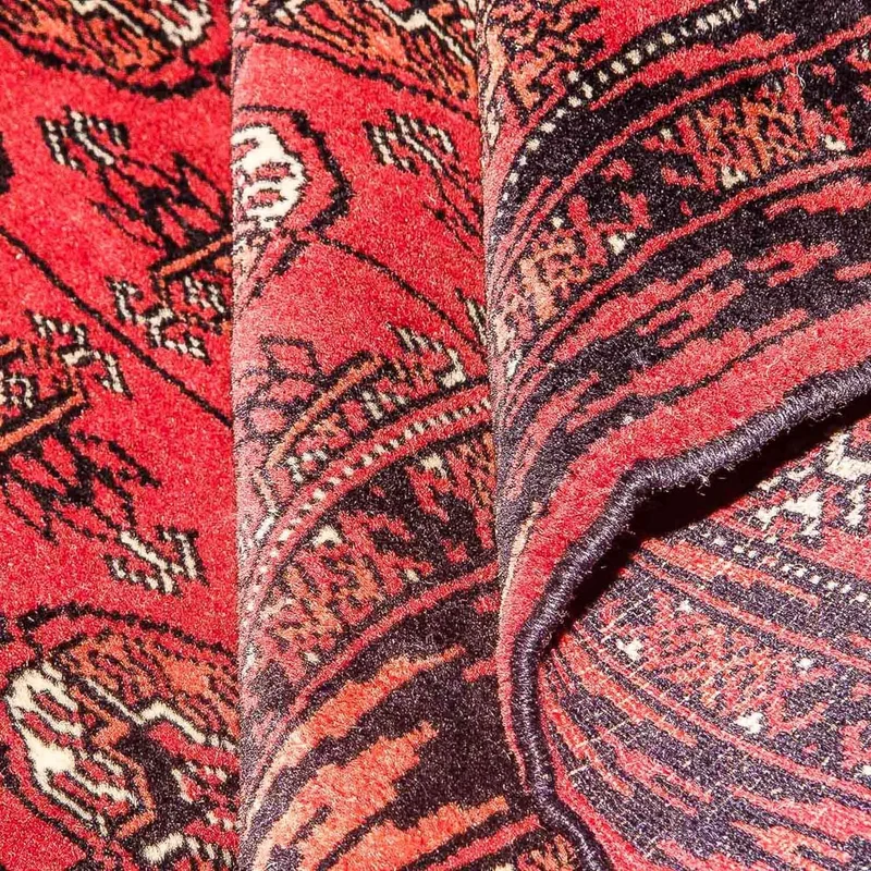 Buchara Teppich 120x164cm - Orientteppich - rot