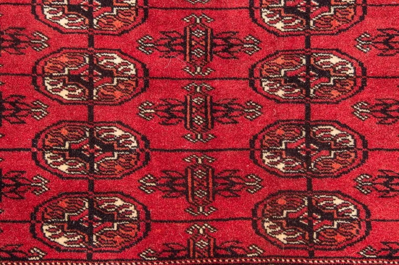 Buchara Teppich 120x164cm - Orientteppich - rot