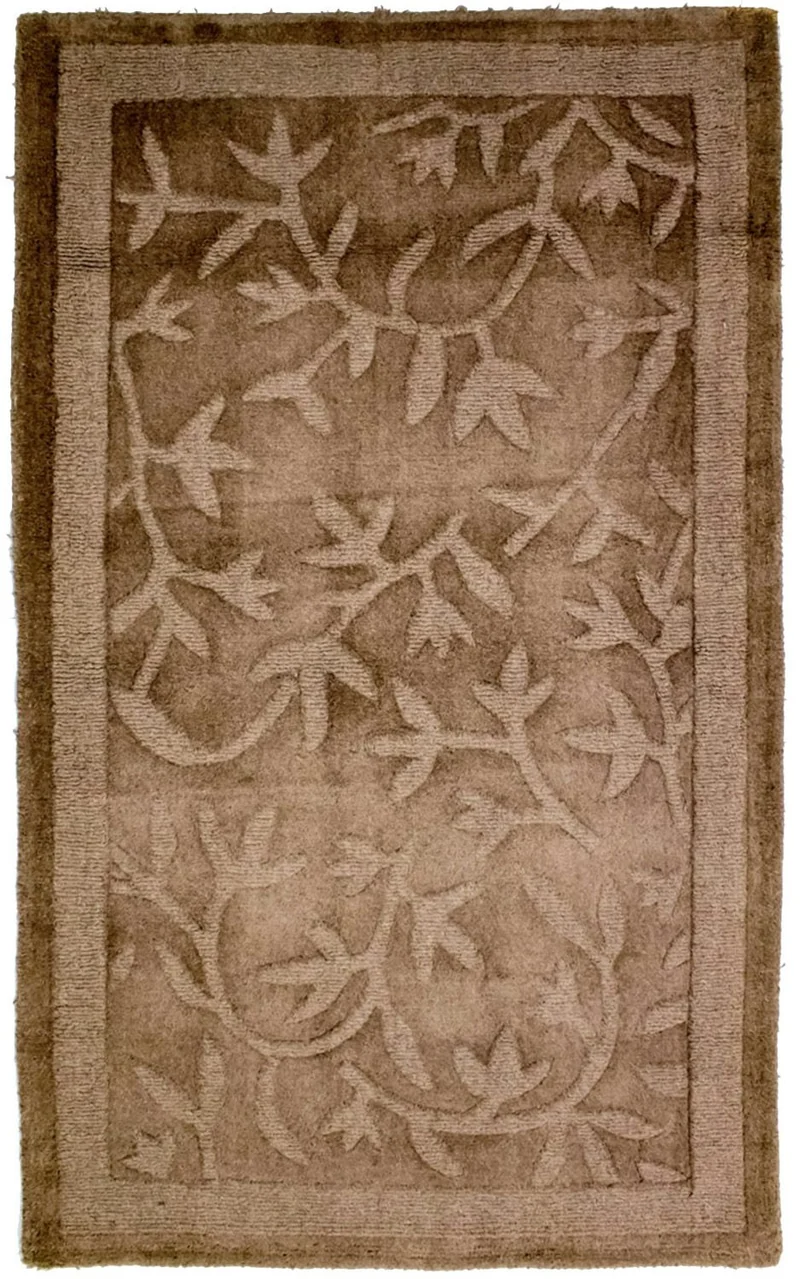 Wollteppich 89x148cm - braun