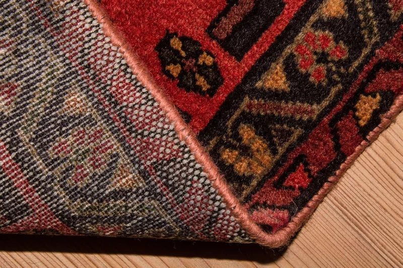 Hamadan Teppich 61x102cm - Perserteppich - rot