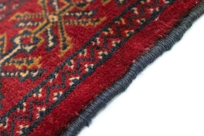 Turkaman Teppich 76x90cm - Orientteppich - rot