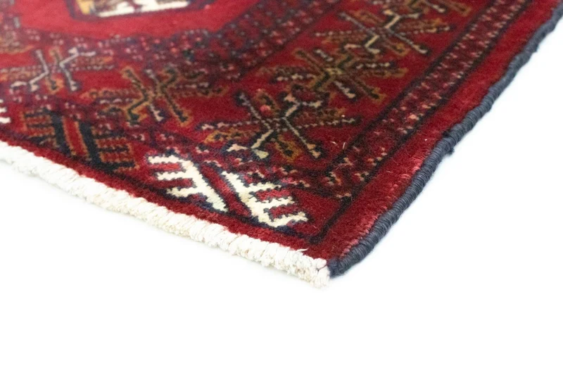 Turkaman Teppich 76x90cm - Orientteppich - rot