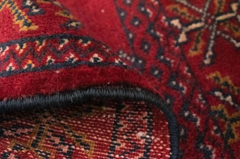 Turkaman Teppich 76x90cm - Orientteppich - rot