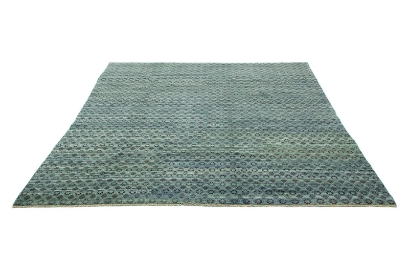 Designer Teppich 244x270cm - hellblau