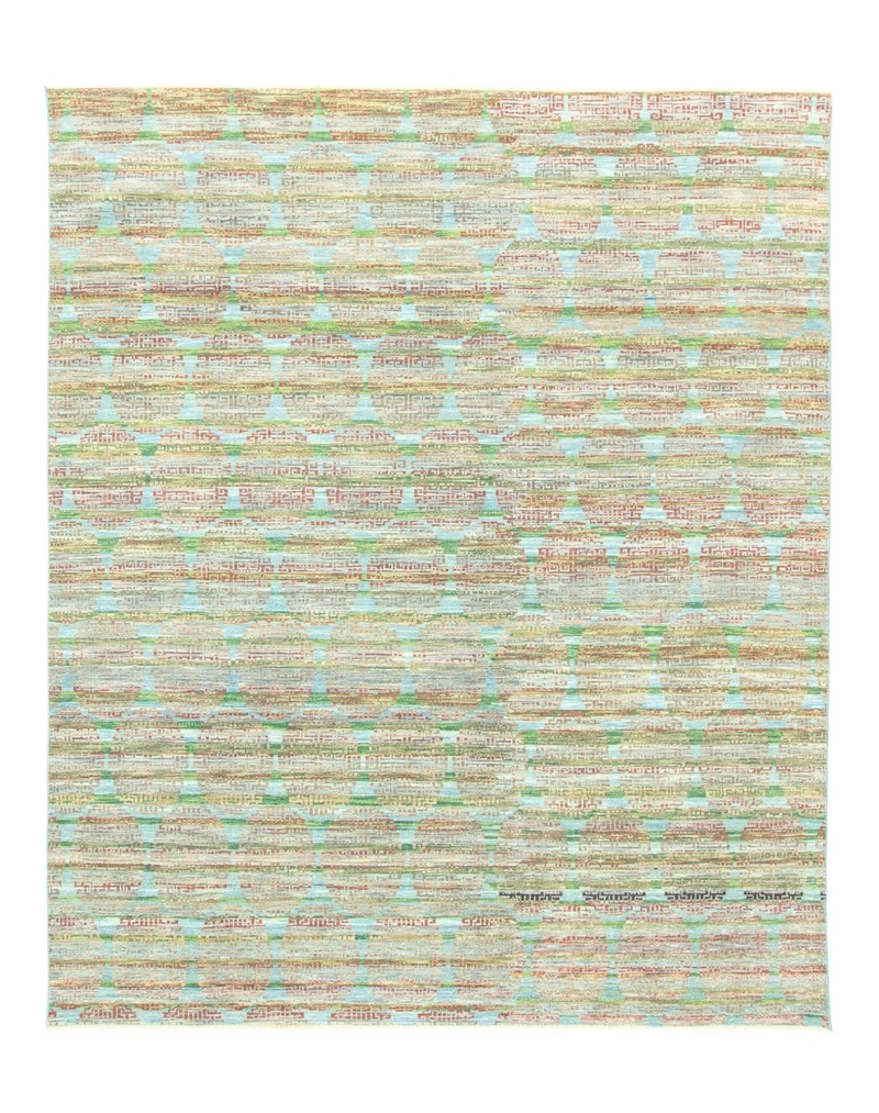 Designer Teppich 252x300cm - mehrfarbig