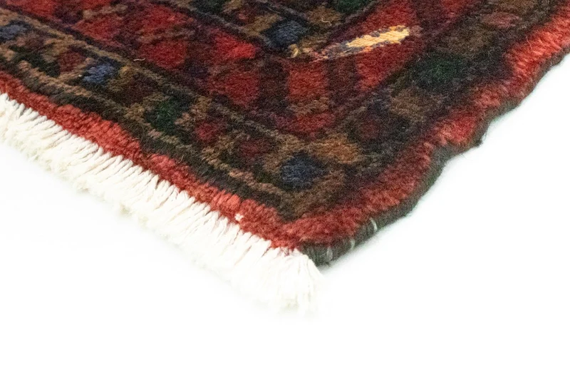 Hamadan Teppich 125x174cm - Perserteppich - blau