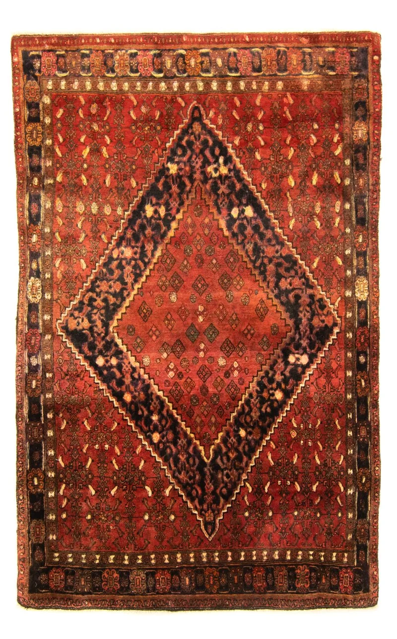 Bidjar Teppich 135x206cm - Perserteppich - orange