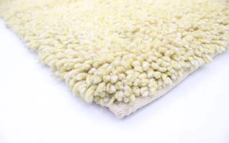 Hochflor Teppich 90x158cm - beige