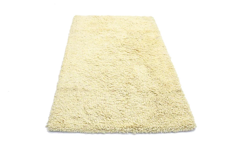 Hochflor Teppich 90x158cm - beige