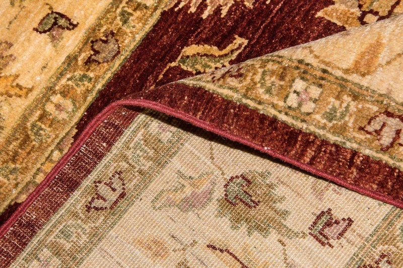 Ziegler Teppich 178x219cm - Orientteppich - bordeauxrot