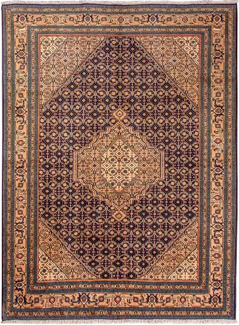 Ardebil Teppich 195x256cm - Perserteppich - blau