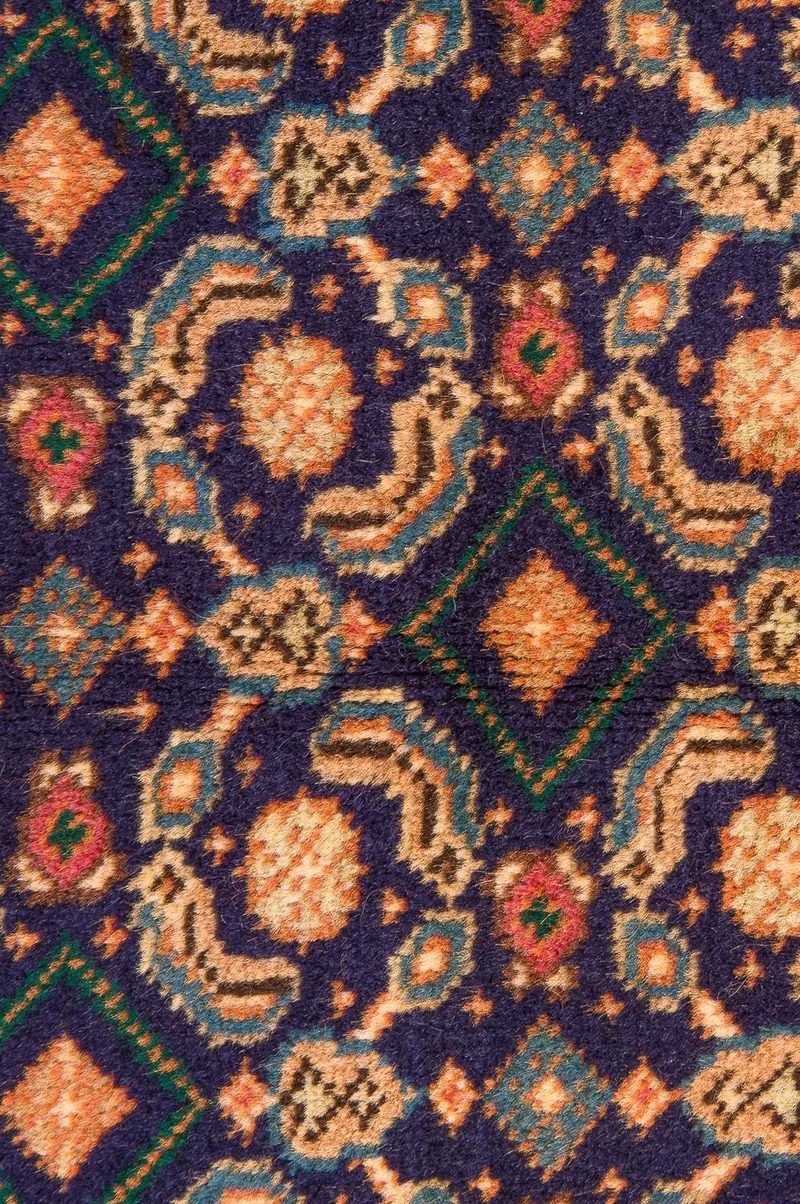 Ardebil Teppich 195x256cm - Perserteppich - blau