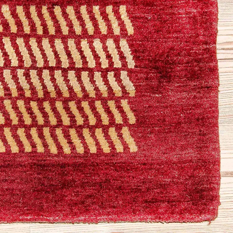 Loribaft Teppich Perser 175x240cm - Wollteppich - rot