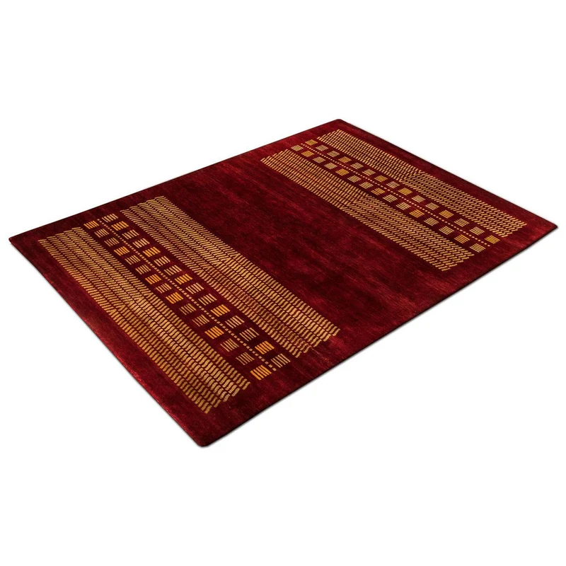 Loribaft Teppich Perser 175x240cm - Wollteppich - rot