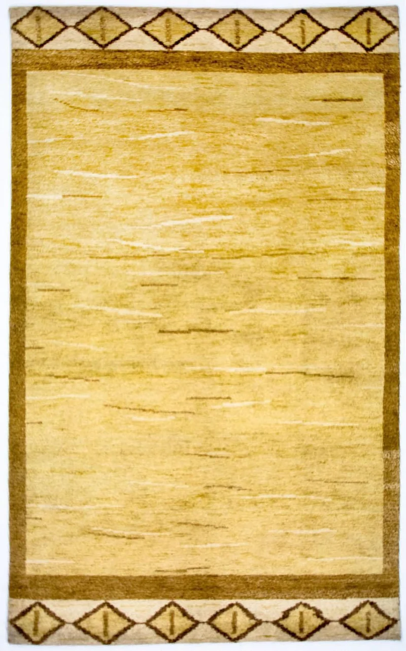 Gabbeh Teppich Indus 150x242cm - Wollteppich - mehrfarbig