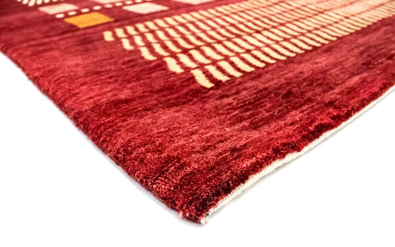 Loribaft Teppich Perser 198x300cm - Wollteppich - rot