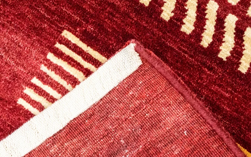 Loribaft Teppich Perser 198x300cm - Wollteppich - rot