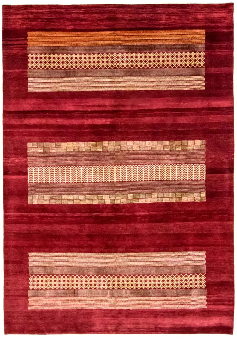 Loribaft Teppich Perser 202x297cm - Wollteppich - mehrfarbig