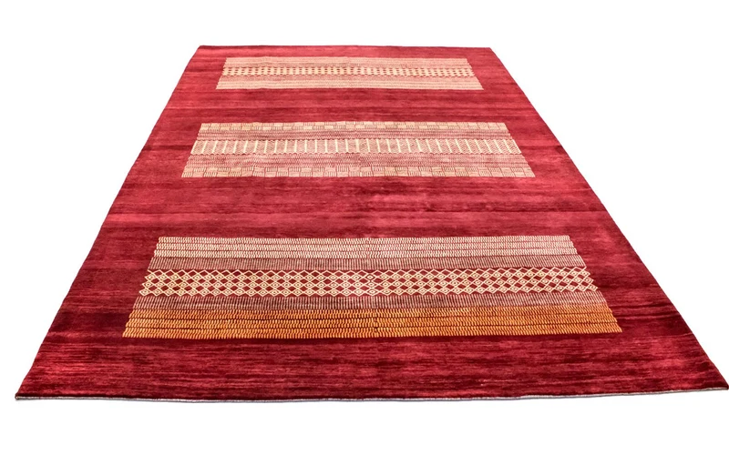 Loribaft Teppich Perser 202x297cm - Wollteppich - mehrfarbig