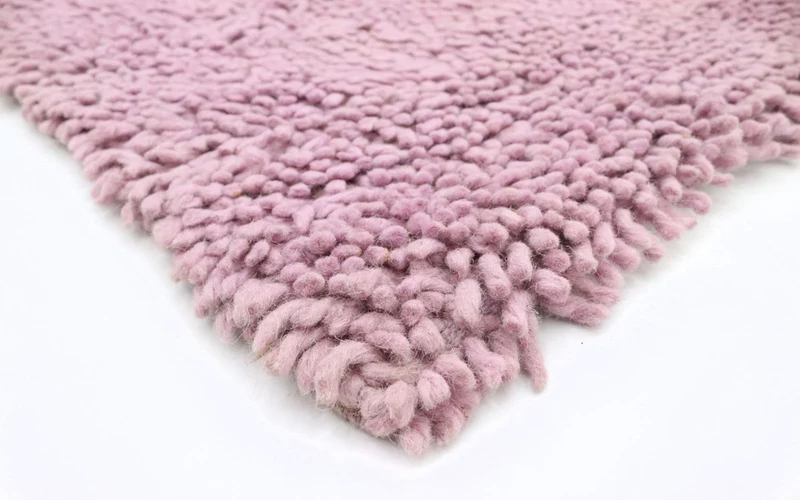 Hochflor Teppich 79x315cm - lila