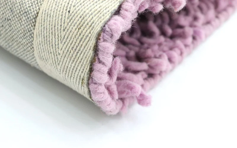 Hochflor Teppich 79x315cm - lila