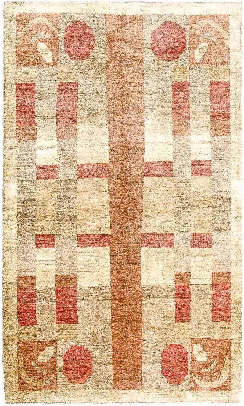 Ziegler Modern Teppich 182x265cm - Orientteppich - mehrfarbig