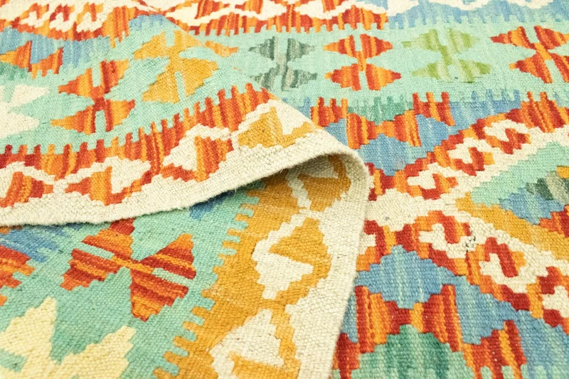 Kelim Afghan Teppich 68x200cm