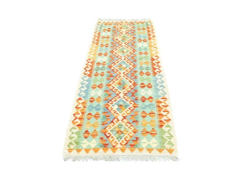 Kelim Afghan Teppich 68x200cm