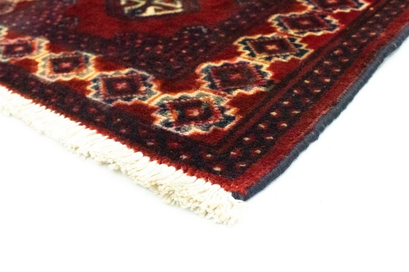Turkaman Teppich 62x87cm - Orientteppich - rot