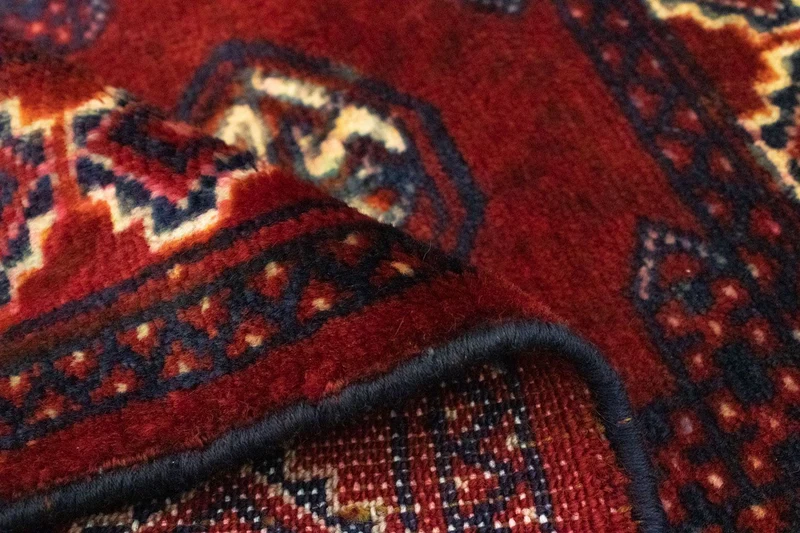 Turkaman Teppich 62x87cm - Orientteppich - rot